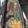 中川駅の階段アート【１】
